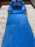 BLUE PRINCE 3-LAYERED BABY SOFA CUM BED
