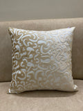 (PACK OF 3)URDU CALLIGRAPHY VELVET CUSHION COVER APPLIQUE-WHITE