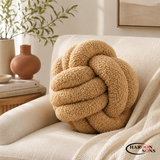TOWEL-KNOTTED BALL CUSHION 16" INCHES