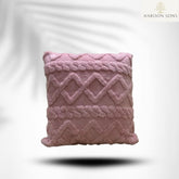 (PACK OF 3)Towel Fur Cushion Cover Pink