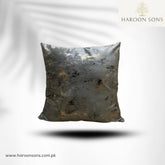 (PACK OF 3)Textured Velvet Dark Grey Cushion Cover 17*17