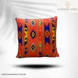 (PACK OF 3)MULTI COLOURED PRINTED TRADITONAL CUSHION COVER