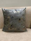 (PACK OF 3)Textured Velvet Dark Grey Cushion Cover 17*17