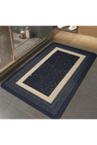 RUBBER ANTI SLIP NAVY BLUE MAT WITH VERSACE BORDER