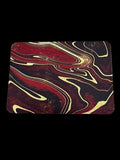 RUBBER ANTI SLIP MAT MAROON MARBLE DESIGN