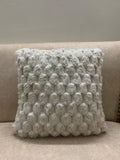 (PACK OF 3)Off-White Light Beige Fur Cushion Cover 17*17
