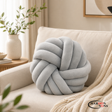 FLOWER KNOTTED BALL CUSHION-16" INCHES
