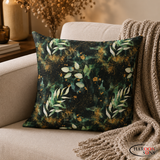 PACK OF 3 DARK GREEN PRINTED CUSHION COVERS