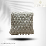 Off-White Light Beige Fur Cushion Cover 17*17