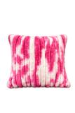 PACK OF 3 LINING RABBIT FUR WHITE/PINK CUSHION COVERS