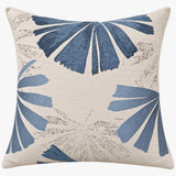 PACK OF 3 PRINTED FLOWER BLUE/WHITE CUSHION COVERS