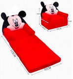 YELLOW CAT 3-LAYERED BABY SOFA CUM BED